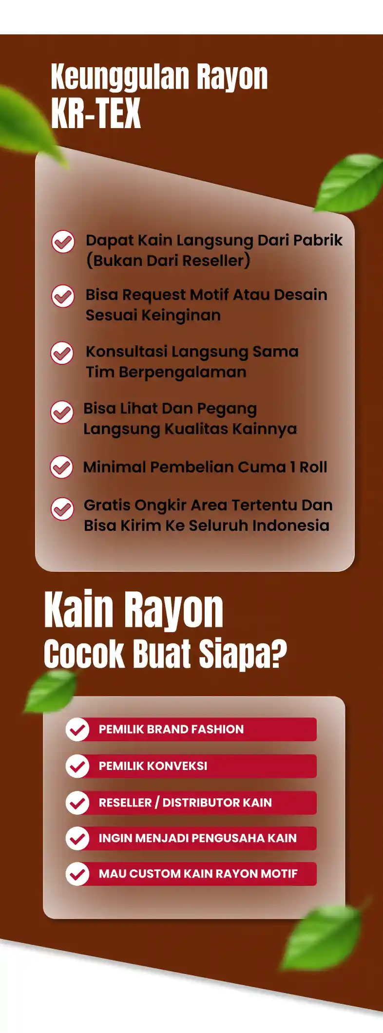 keunggulan rayon 